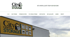 Desktop Screenshot of citycenterstorage.ca